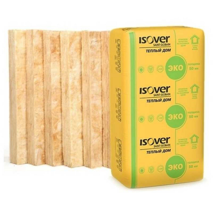 Утеплитель Isover Изовер Тёплый Дом Плита 50х610х1170 в Луге
